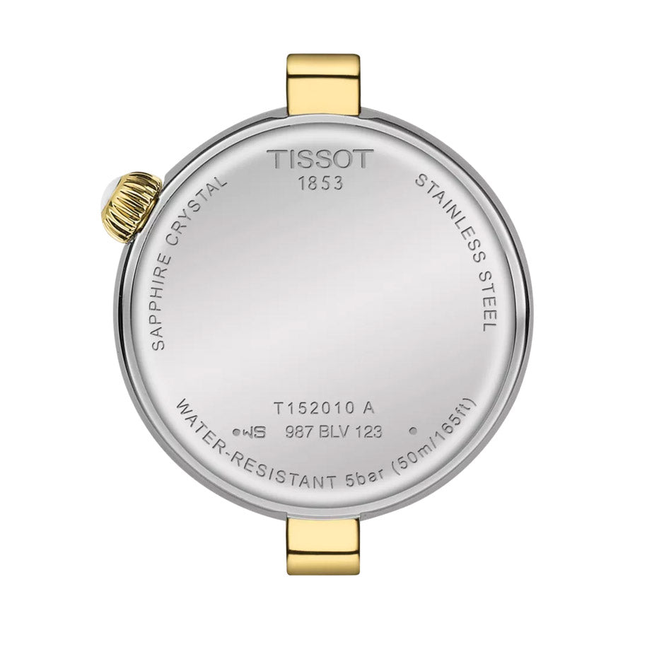 Tissot Desir 28mm MOP Dial Gold PVD Steel Quartz Ladies Watch T1520102211801