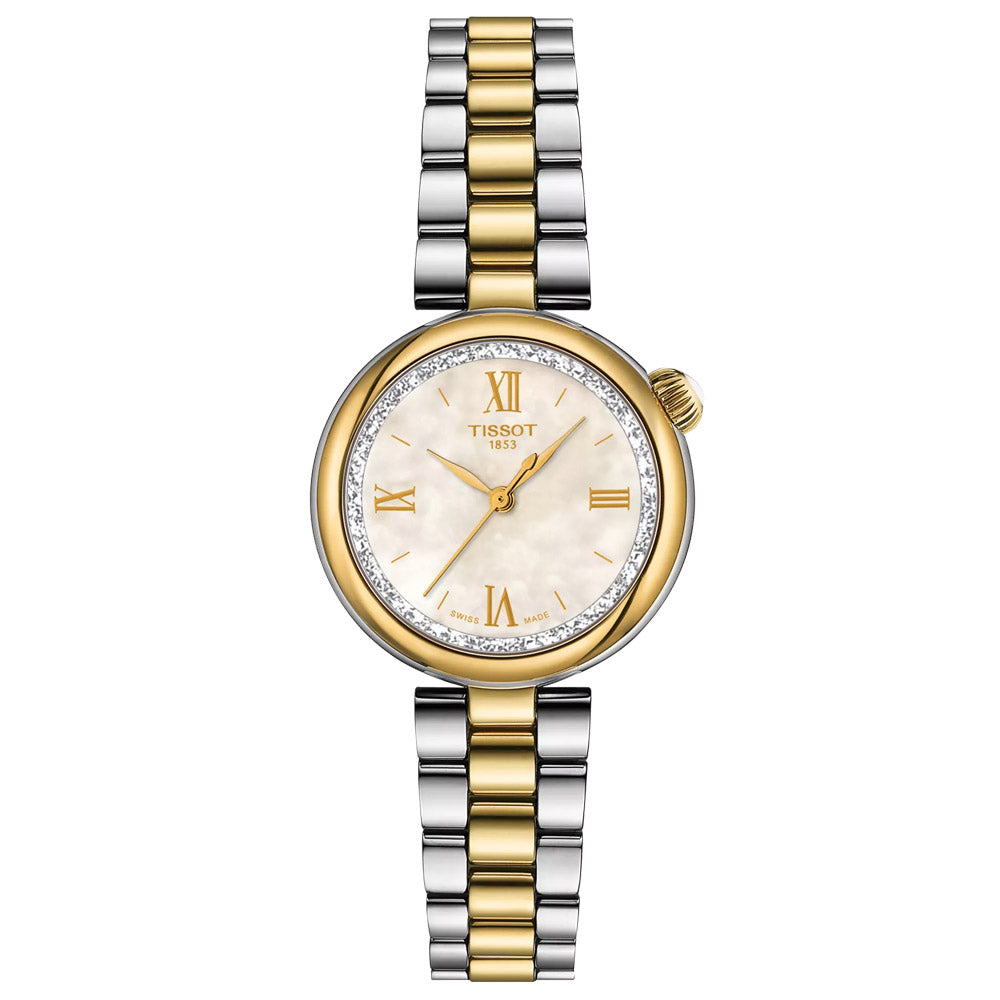 Tissot Desir 28mm MOP Dial Gold PVD Steel Quartz Ladies Watch T1520102211801