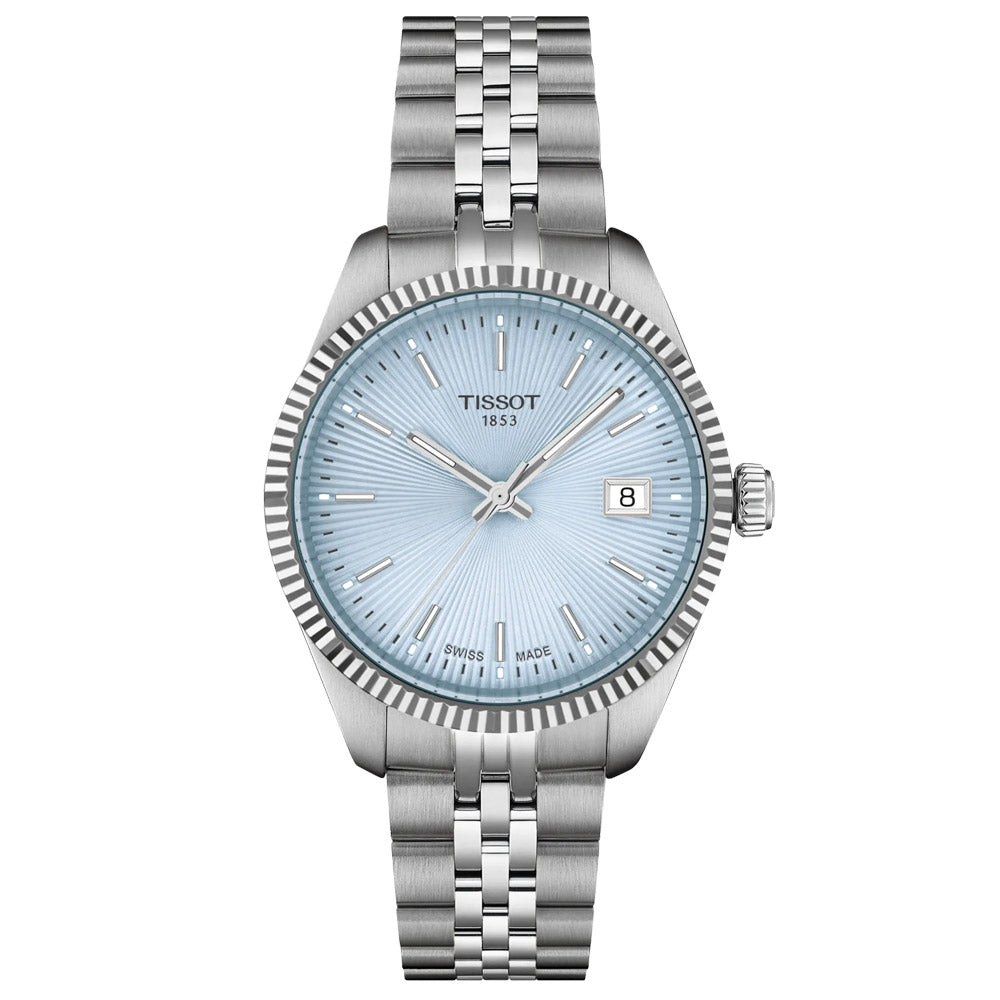 Tissot Ballade 34mm Ice Blue Dial Ladies Quartz Watch T1562101135100