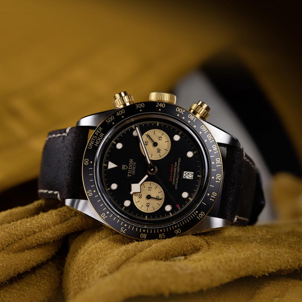 TUDOR Black Bay Chrono S&G 41mm Black Dial Steel & Gold Gents Watch M79363N-0002