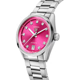 TAG Heuer Carrera Date 36mm Pink Diamond Dot Dial Ladies Automatic Watch WBN2318.BA0001