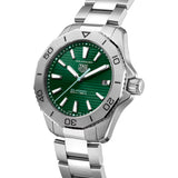 TAG Heuer Aquaracer Professional 200 Solargraph Green Dial 40mm Quartz Gents Watch WBP1115.BA0000