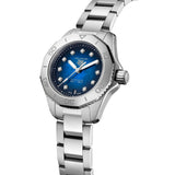 TAG Heuer Aquaracer Professional 200 Date 30mm Blue MOP Dial Diamond Automatic Ladies Watch WBP2411.BA0622