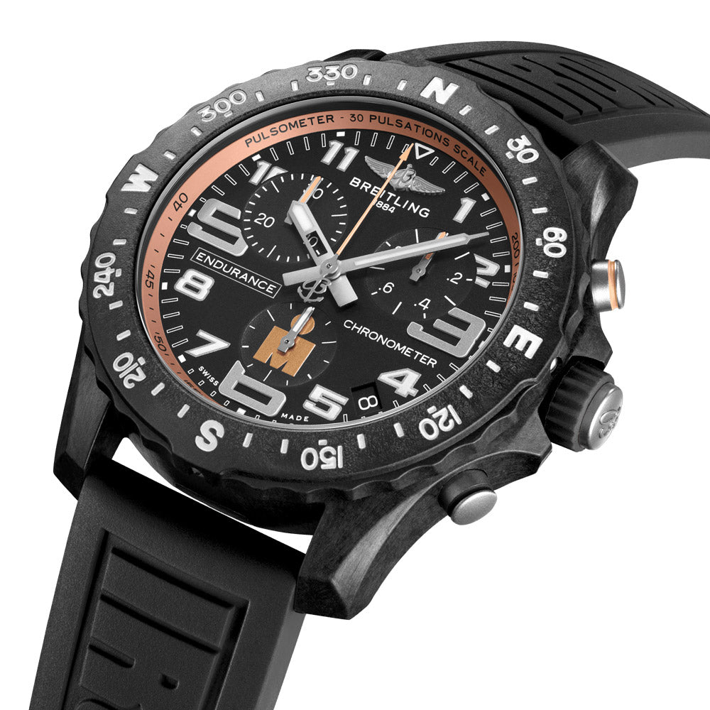 Breitling Endurance Pro IRONMAN 44mm Black Dial Breitlight Quartz Gents Watch X823101B1B1S1