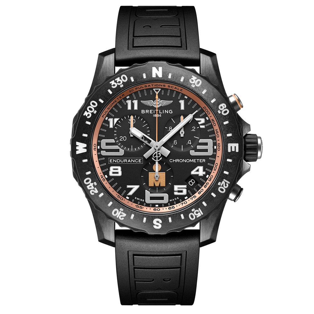 Breitling Endurance Pro IRONMAN 44mm Black Dial Breitlight Quartz Gents Watch X823101B1B1S1