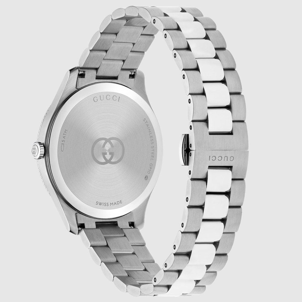 Gucci G-Timeless 38m Silver Dial Quartz Watch YA1264232