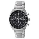 Gucci Interlocking 41mm Black Dial Quartz Chronograph Gents Watch YA142316