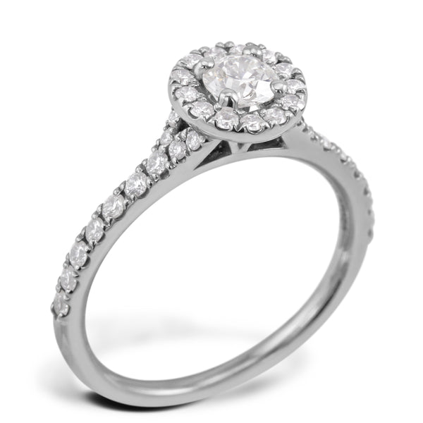 Hearts On Fire Transcend Platinum 0.71ct Diamond Engagement Ring