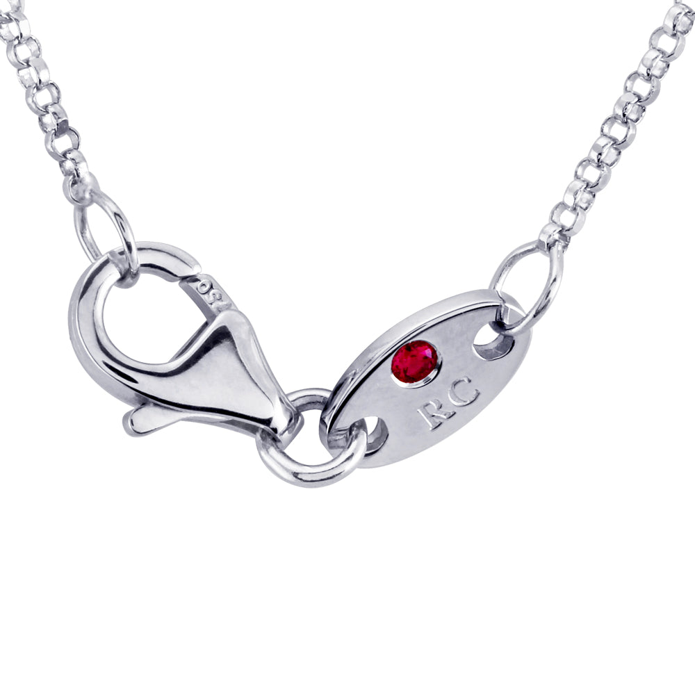 Sterling silver hot sale princess necklace