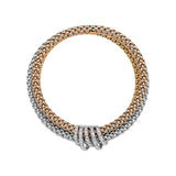 FOPE 18ct Three Tone Gold Solo MiaLuce 1.20ct Diamond Bracelet 65106BX_PB_4_XBX