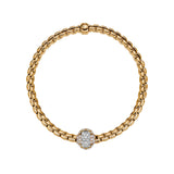 FOPE 18ct Yellow Gold Eka Tiny Flex-It 0.69ct Diamond Bracelet 73801BX_PB_G_XBX