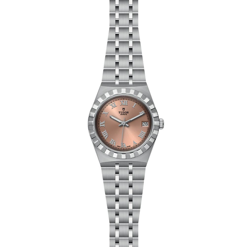 TUDOR Royal 34mm Salmon Dial Ladies Watch M28400-0009