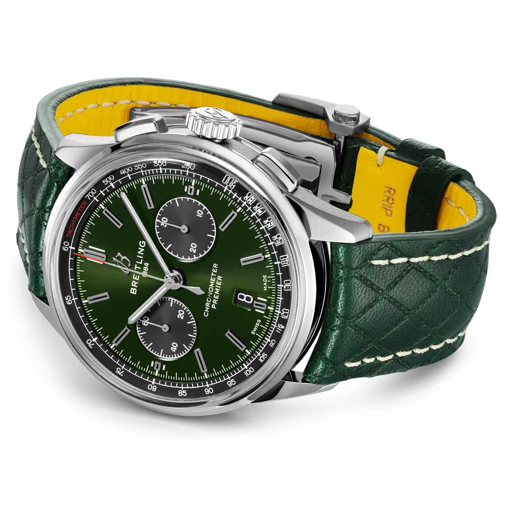 Breitling bentley green outlet watch