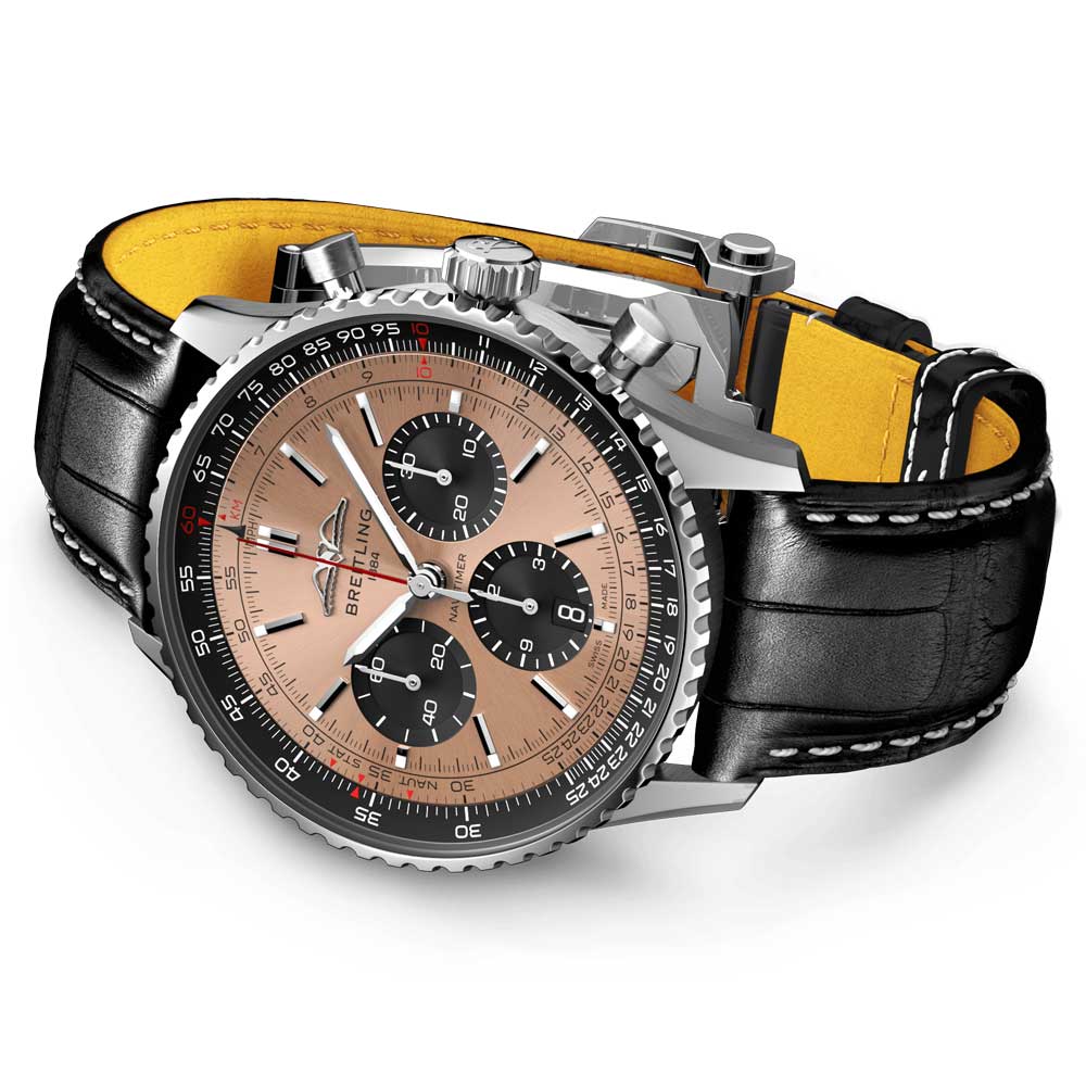 Breitling Navitimer B01 Chronograph 43mm Copper Dial Automatic Gents Watch AB0138241K1P1