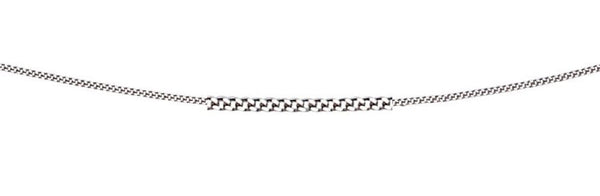 9ct Rose Gold Adjustable 18 Inch Diamond Cut Curb Chain