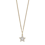 9ct Yellow Gold Diamond Star Pendant Only GP2188