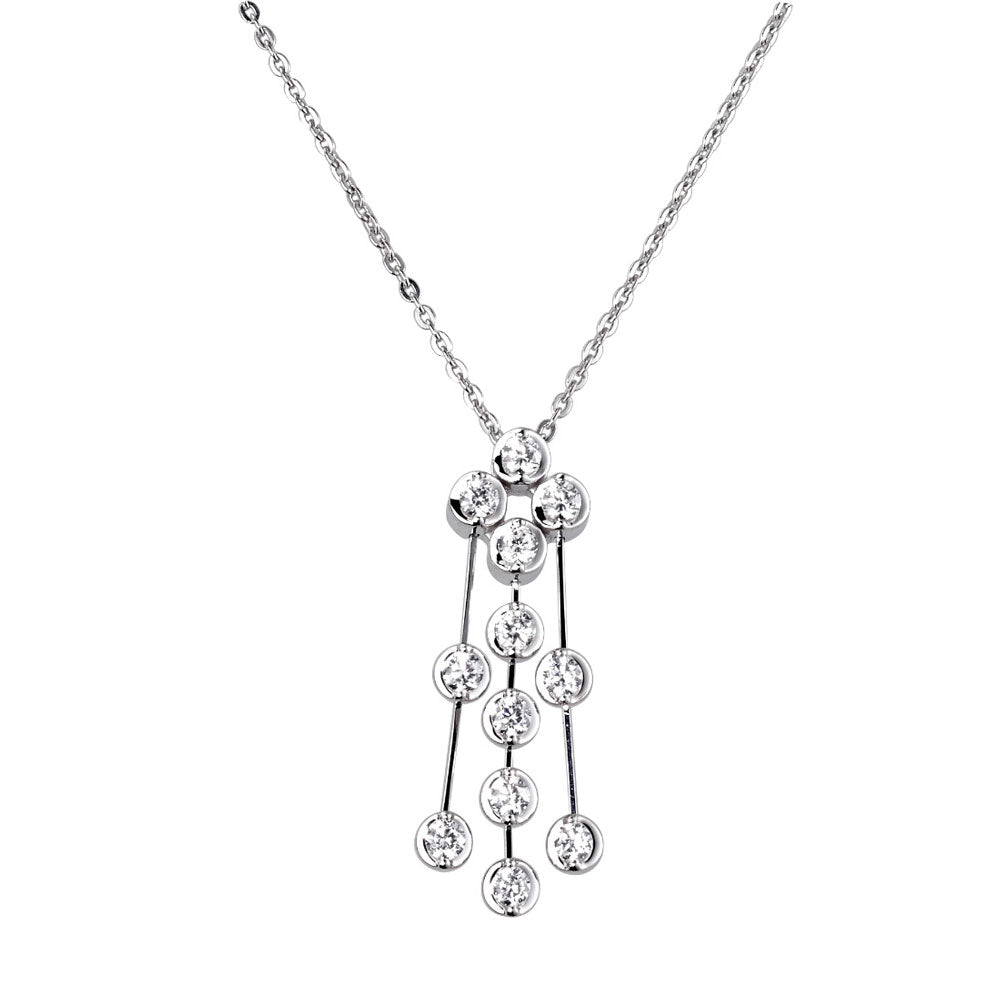 Diamond shaped necklace on sale charm