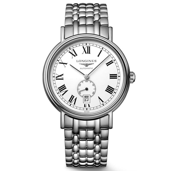 Longines Elegance Presence 40mm White Dial Automatic Gents Watch L4.90