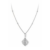 18ct White Gold 0.57ct Diamond Feather Pendant Only