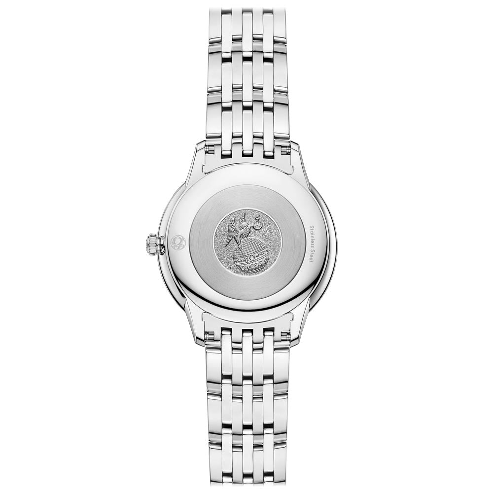 OMEGA De Ville Prestige 30mm Silver Dial Ladies Quartz Watch 43410306002001