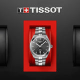 Tissot T Classic PR 100 Anthracite Dial 39mm Titanium Gents Watch T101