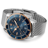 Breitling Superocean Heritage B20 42mm Blue Dial 18ct Red Gold & Steel Automatic Gents Watch UB2010161C1A1