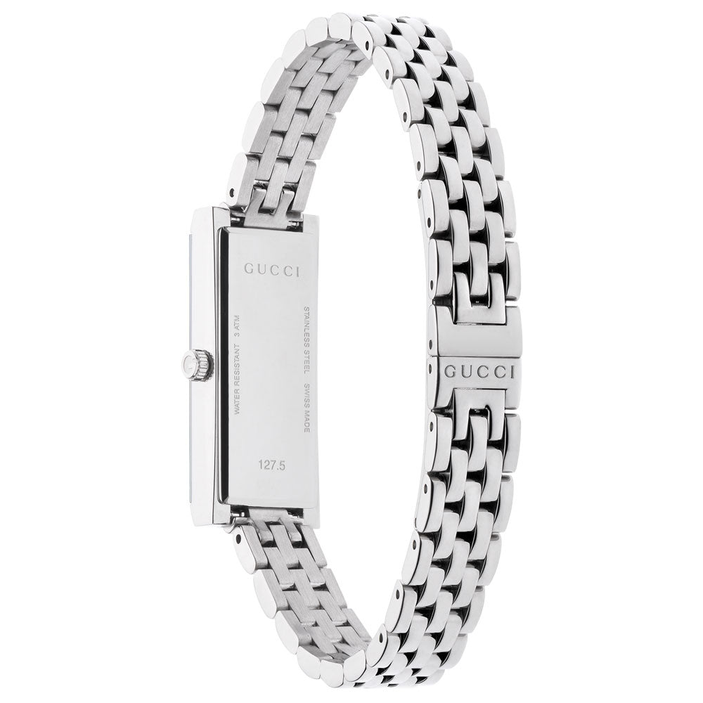 Gucci square stainless steel hotsell ladies watch