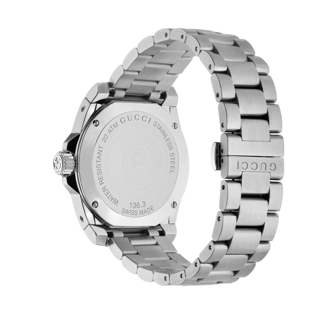 Gucci dive stainless sales steel watch